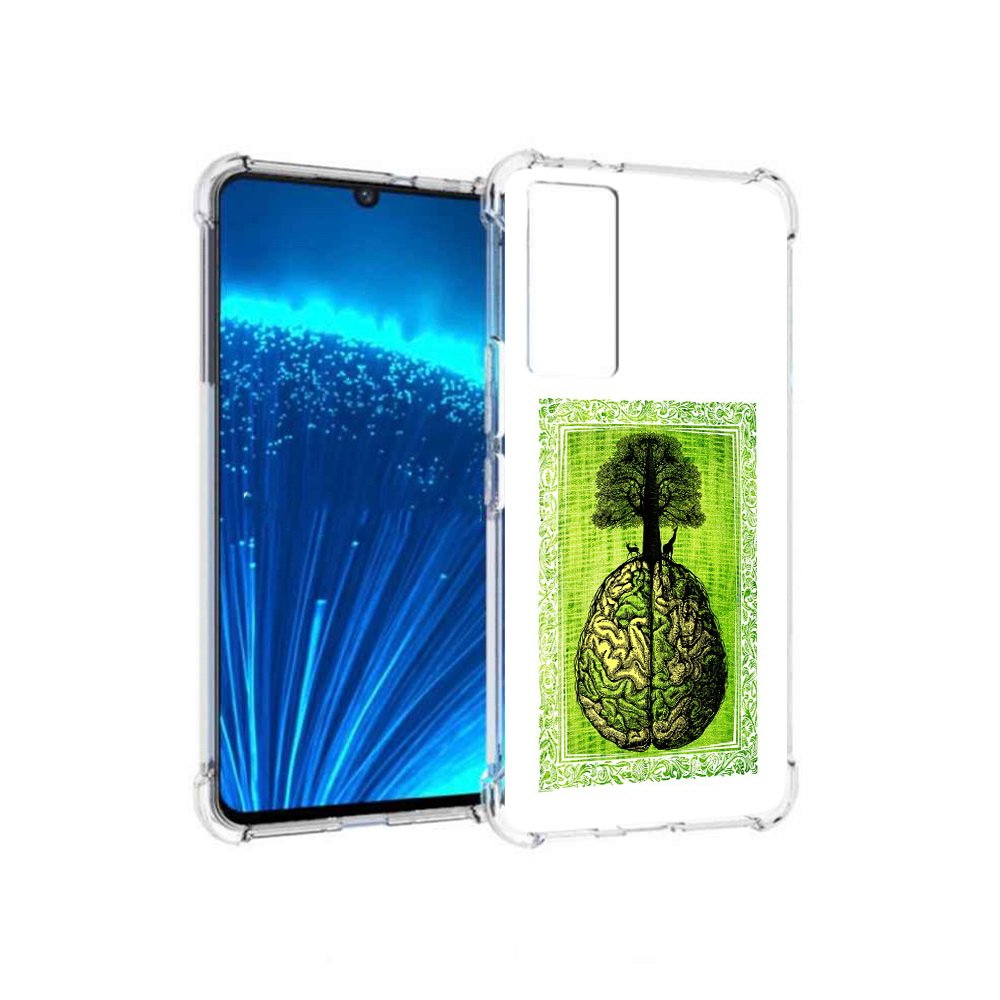 

Чехол MyPads Tocco для Vivo V21E абстракция здоровый мозг (PT226954.394.211), Прозрачный, Tocco