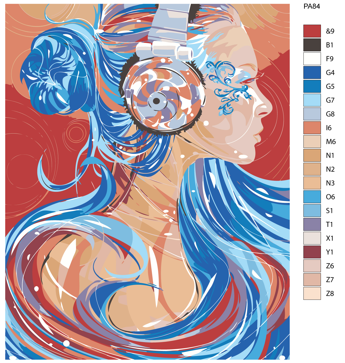 

Картина по номерам, Живопись по номерам, 100х125, PA84, PA84