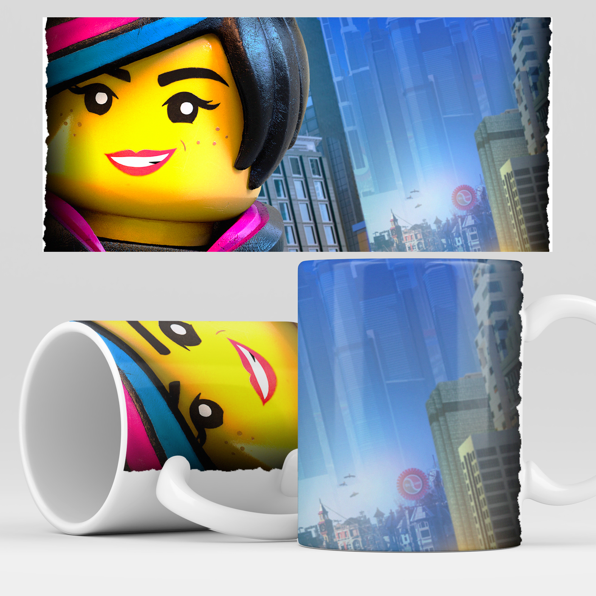 

RocketCup с принтом "Лего Фильм" для чая или кофе 330мл, LegoMovie05