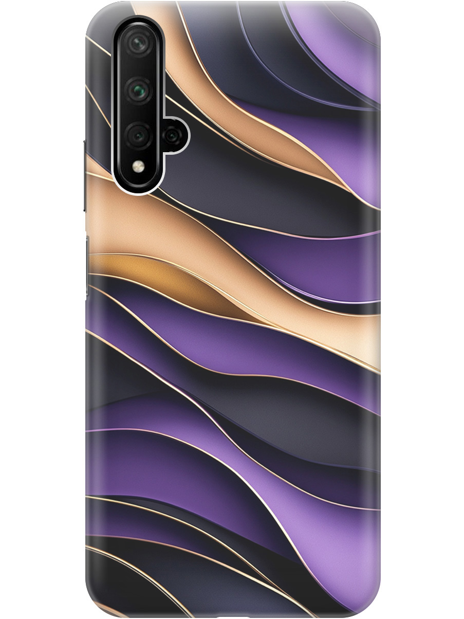 

Силиконовый чехол на Honor 20 / Huawei Nova 5T с принтом "Сиреневые волны", Прозрачный;фиолетовый;черный, 721508931