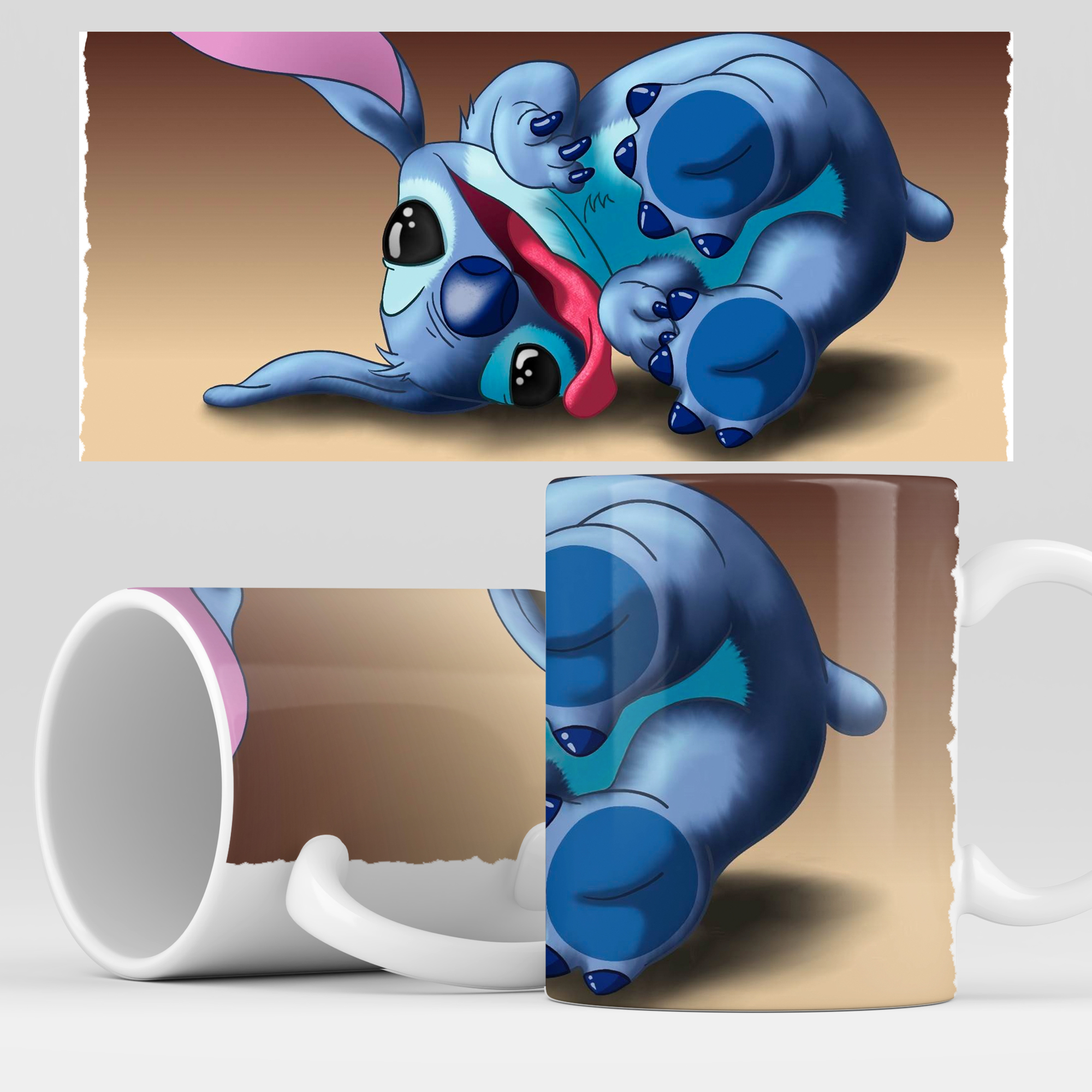 

RocketCup с принтом "Лило и Стич" для чая или кофе 330мл, LiloStitch09