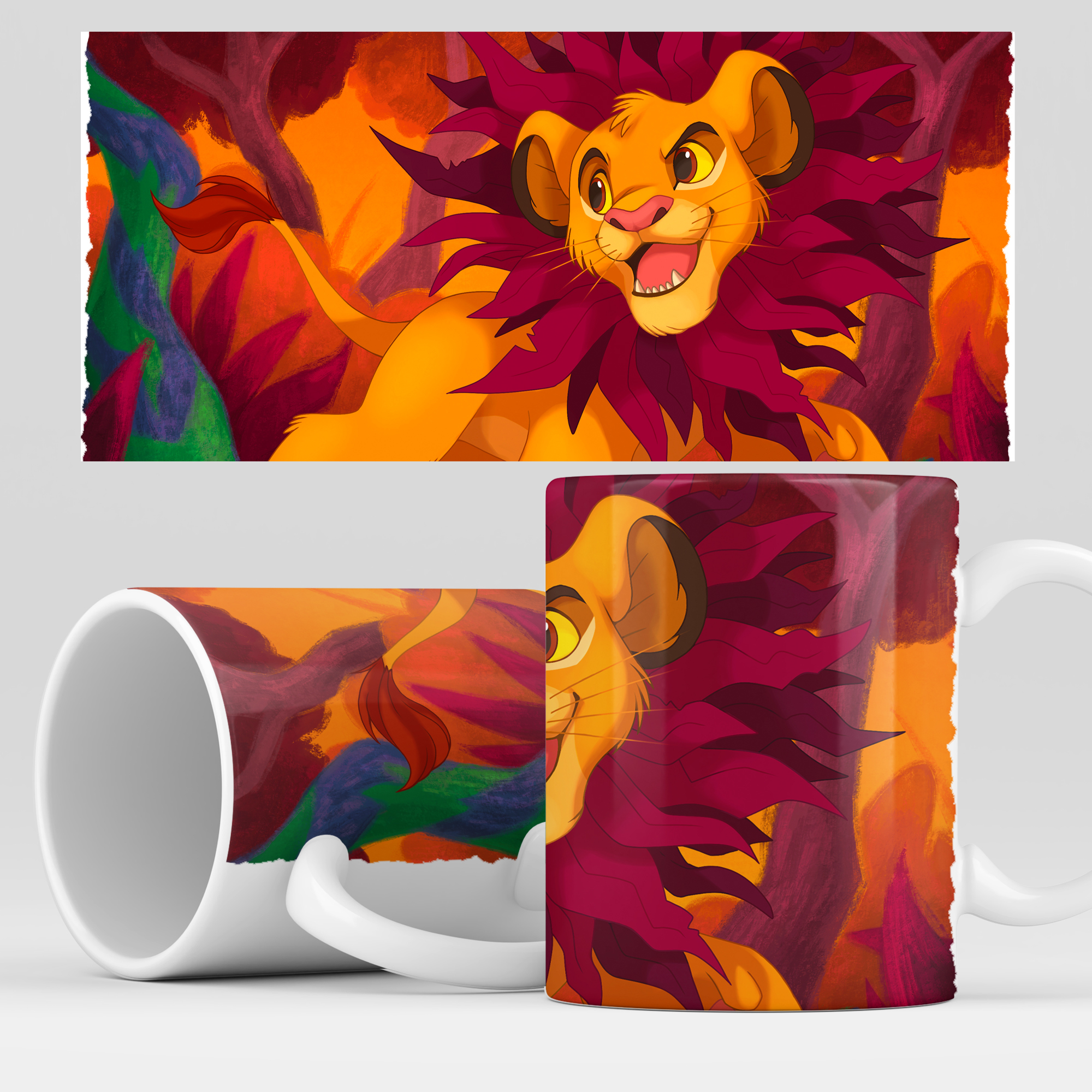 фото Кружки и чашки rocketcup lionking07