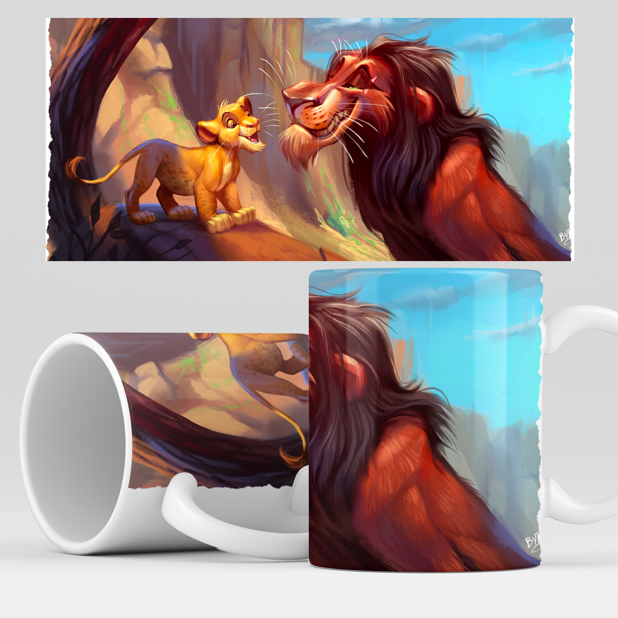 фото Кружки и чашки rocketcup lionking08