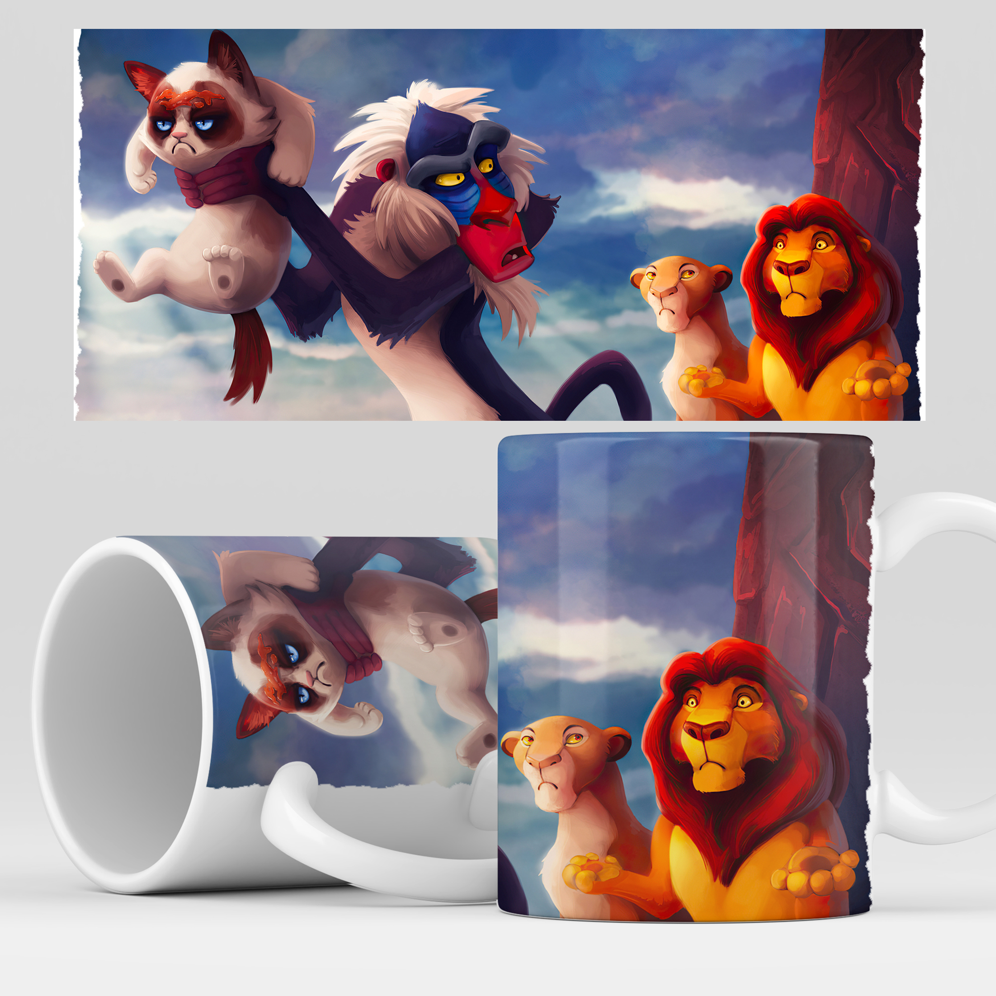 фото Кружки и чашки rocketcup lionking09