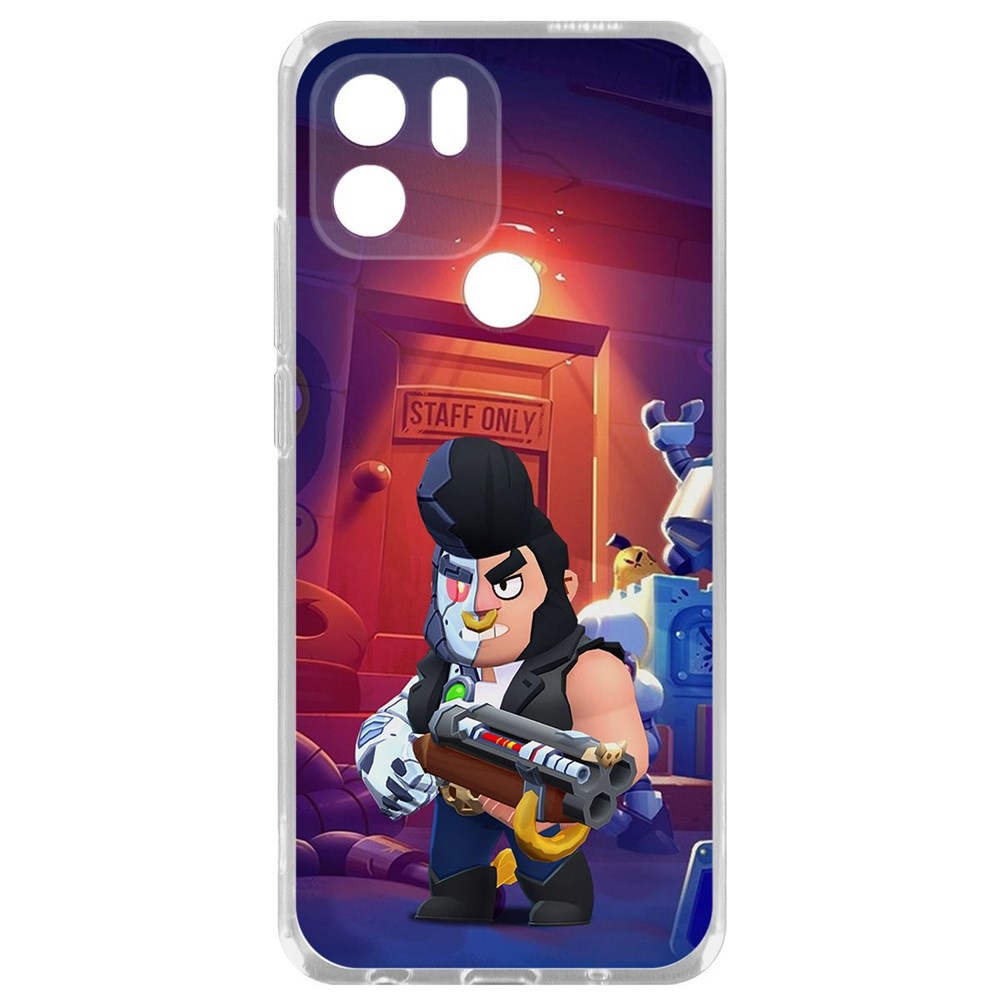 

Чехол-накладка Krutoff Clear Case Brawl Stars-Б-800 для Xiaomi Redmi A2+, Прозрачный