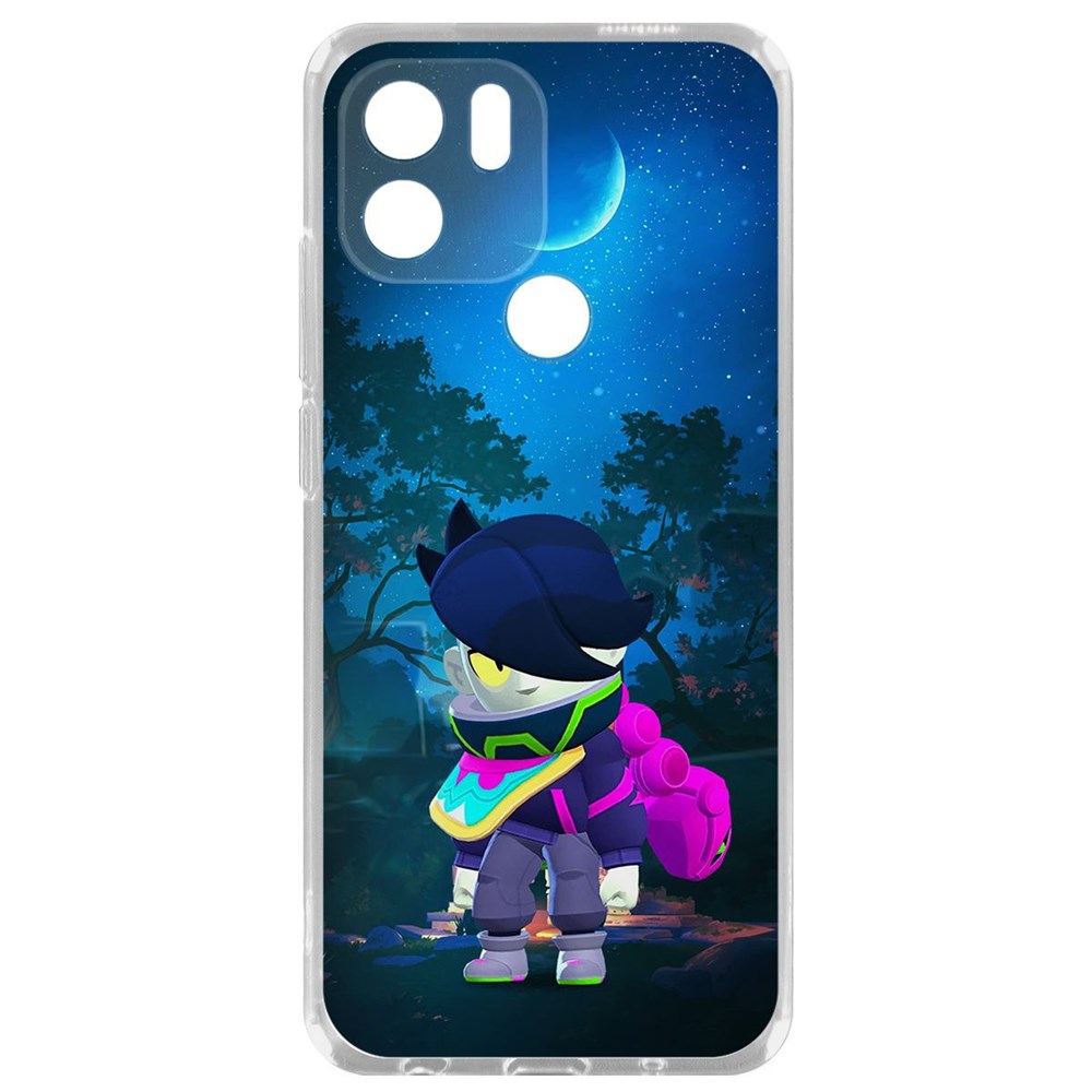

Чехол-накладка Krutoff Clear Case Brawl Stars-Орочи Эдгар для Xiaomi Redmi A2+, Прозрачный