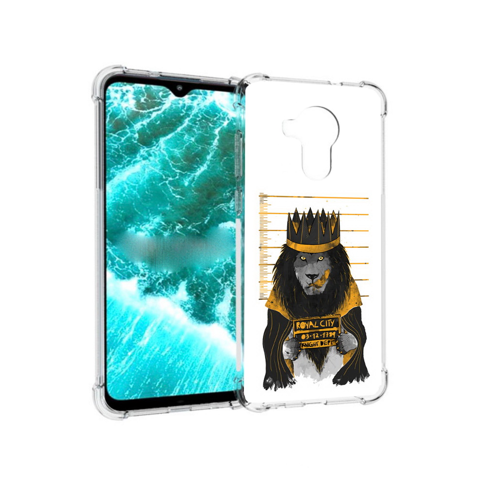 

Чехол MyPads Tocco для Nokia C30 лев в законе (PT227054.117.435), Прозрачный, Tocco