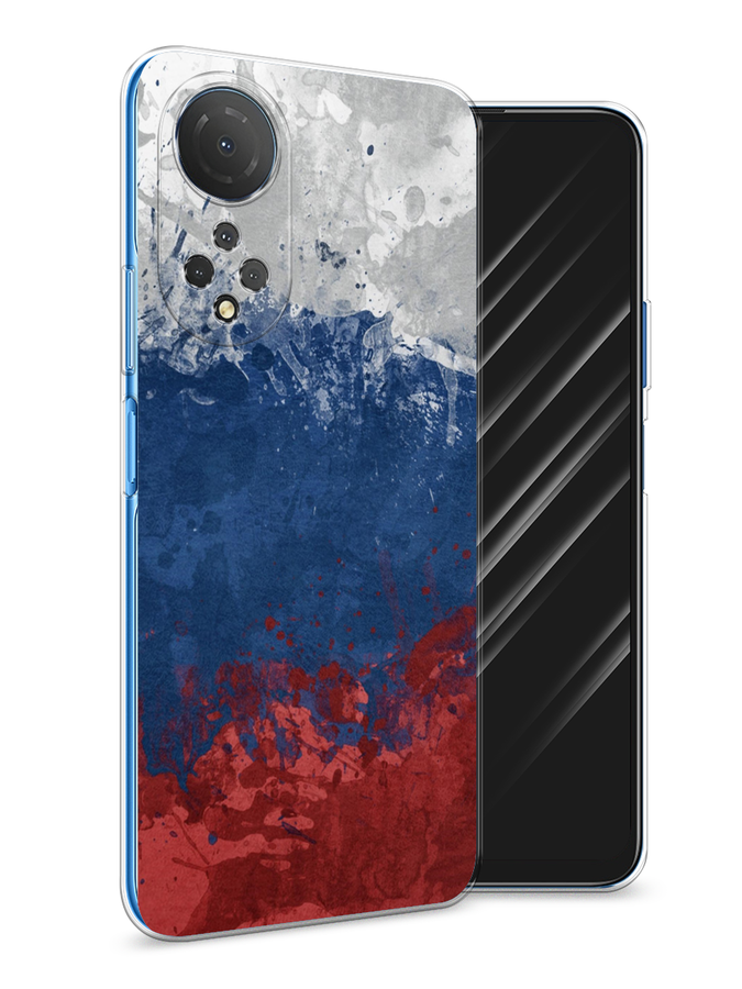 

Чехол Awog на Honor X7 2022 "Флаг России неровный", Разноцветный, 6108850-5