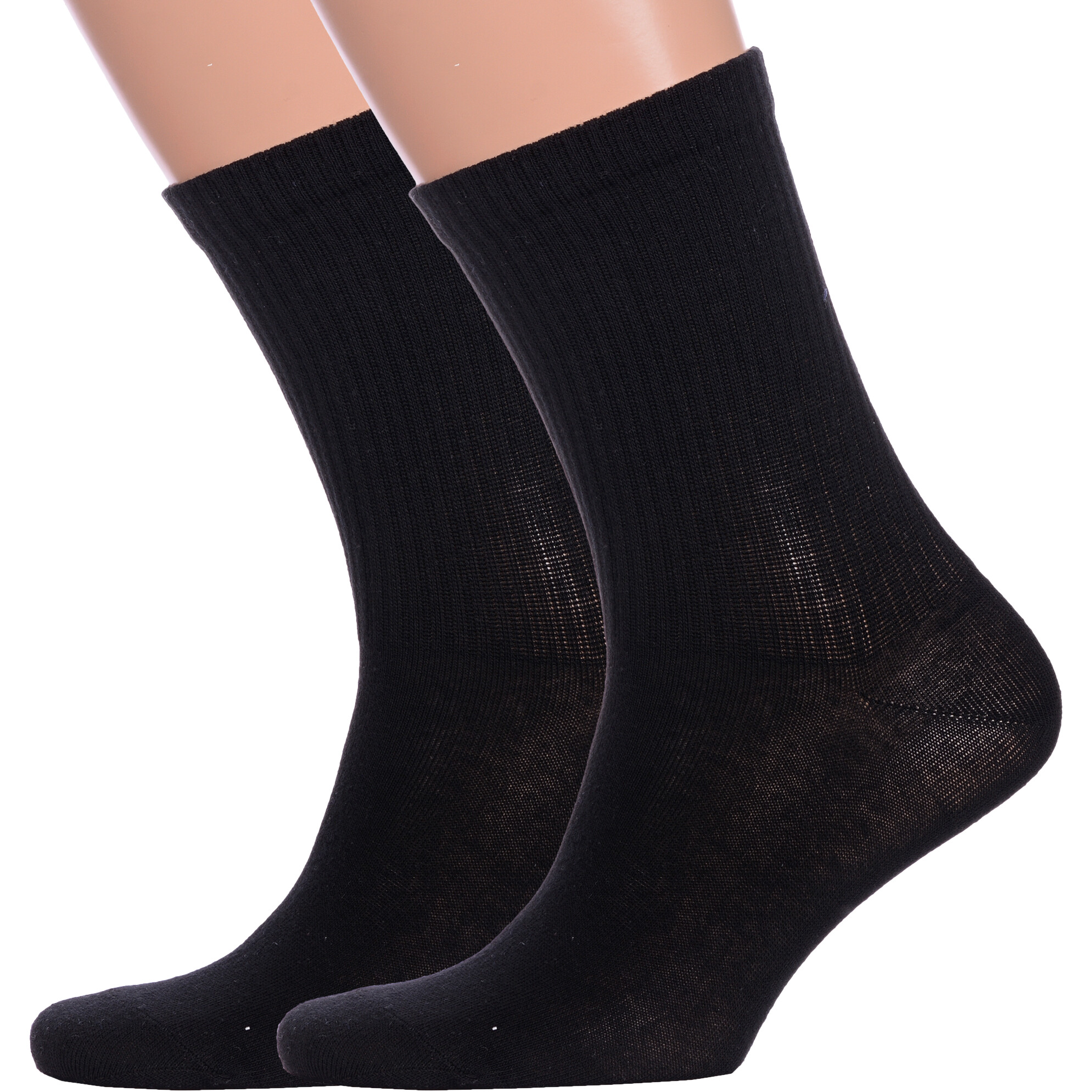 Комплект носков мужской Борисоглебский трикотаж 2-4С305 черные, 25-27