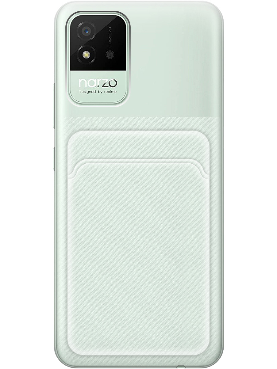 

Силиконовый чехол на Realme narzo 50i прозрачный, 20012040