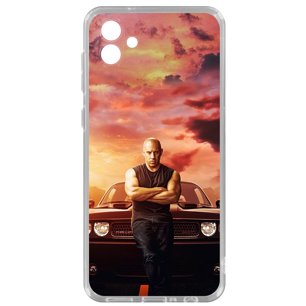 

Чехол-накладка Krutoff Clear Case Форсаж. Доминик Торетто для Samsung Galaxy M04 (M045), Прозрачный