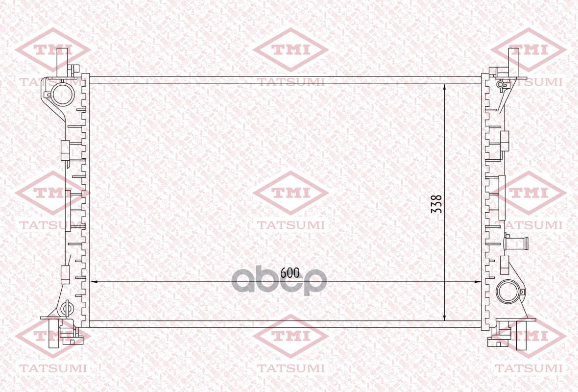 Радиатор Охлаждения Tatsumi tga1018