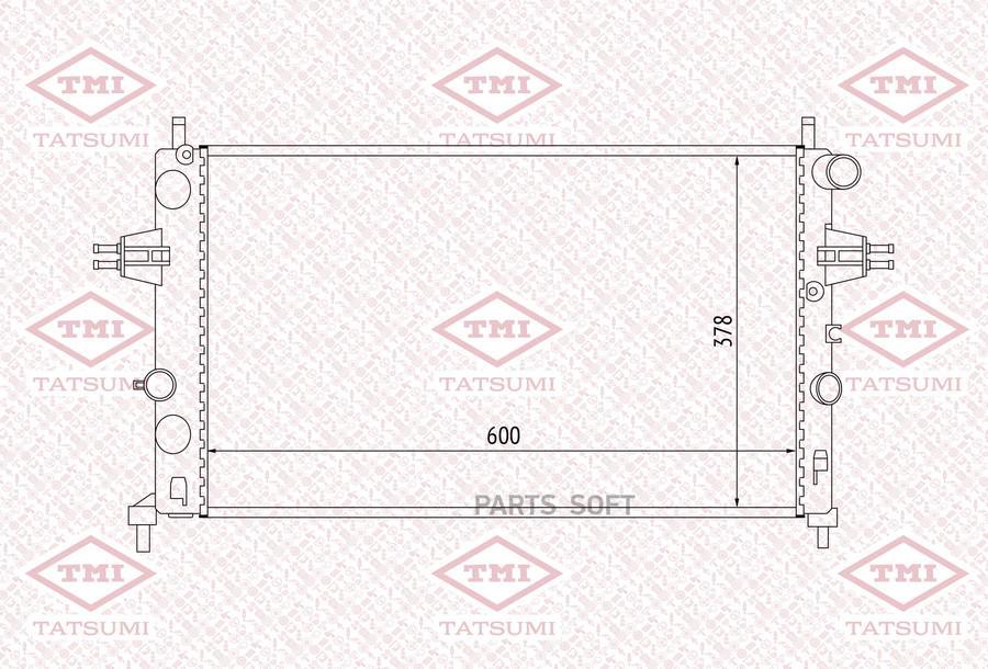 

Радиатор Охлаждения Tatsumi tga1023