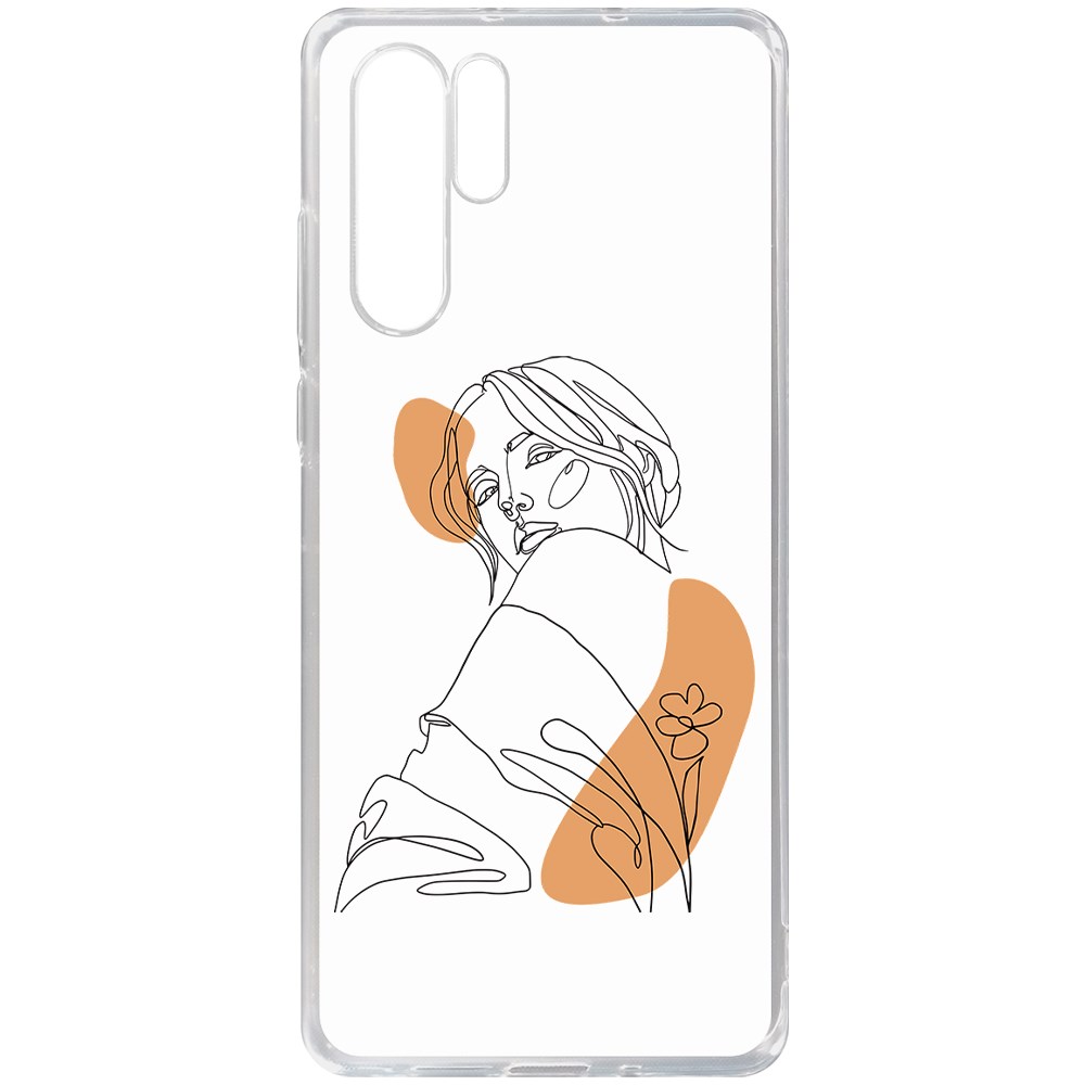 

Чехол-накладка Krutoff Clear Case Загадка для Huawei P30 Pro