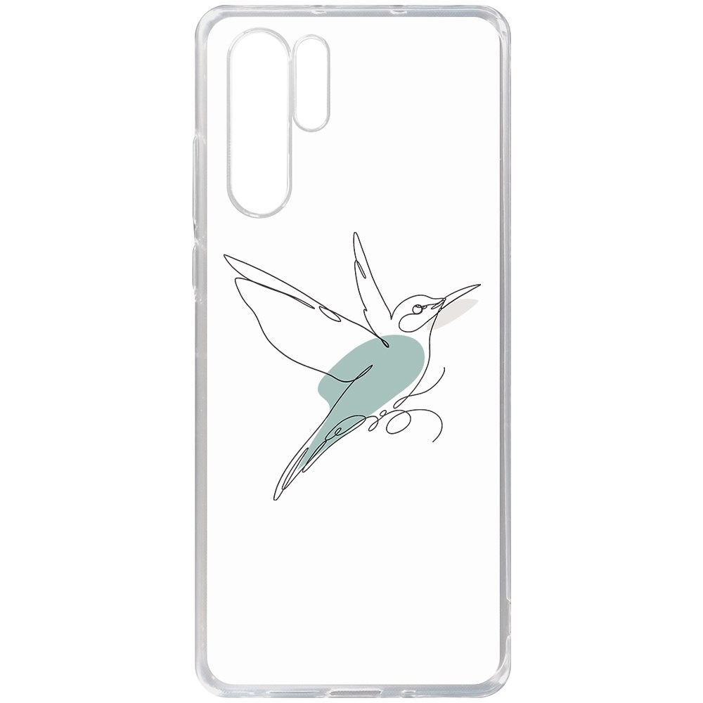 

Чехол-накладка Krutoff Clear Case Легкость для Huawei P30 Pro