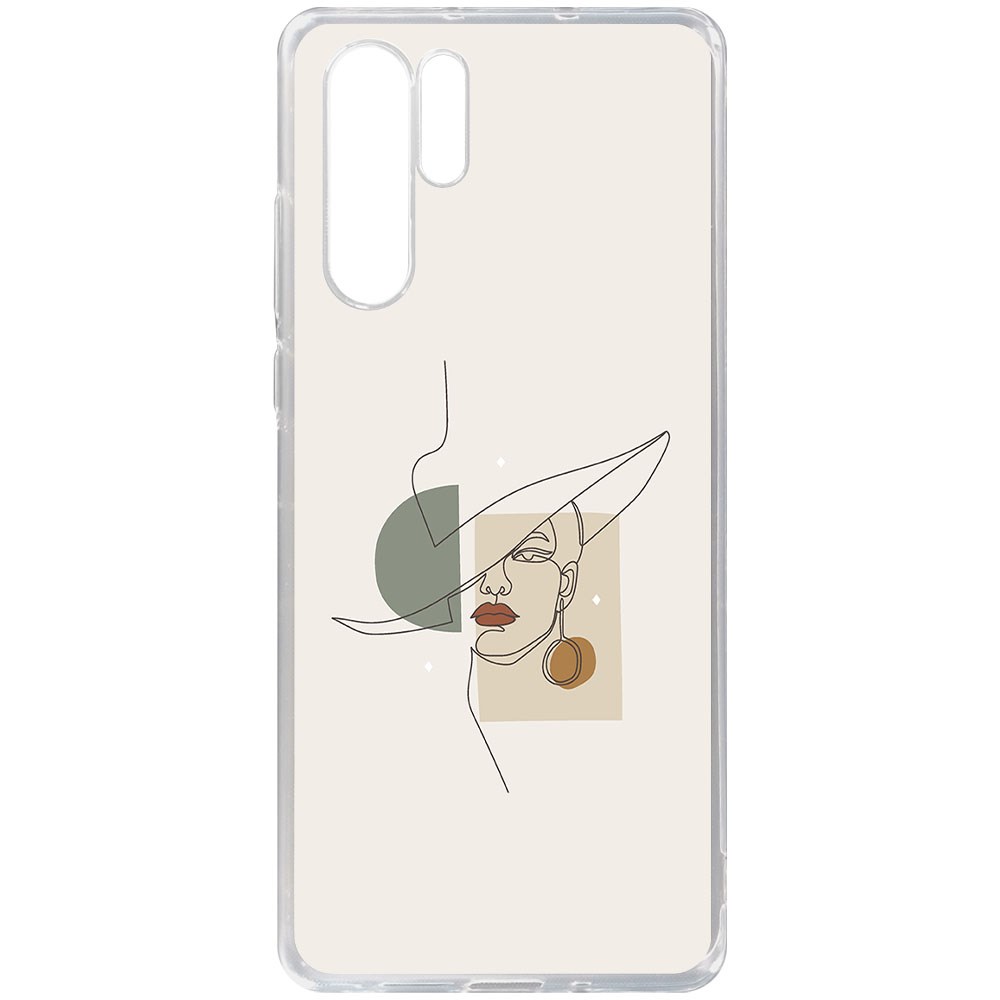 

Чехол-накладка Krutoff Clear Case Стиль для Huawei P30 Pro