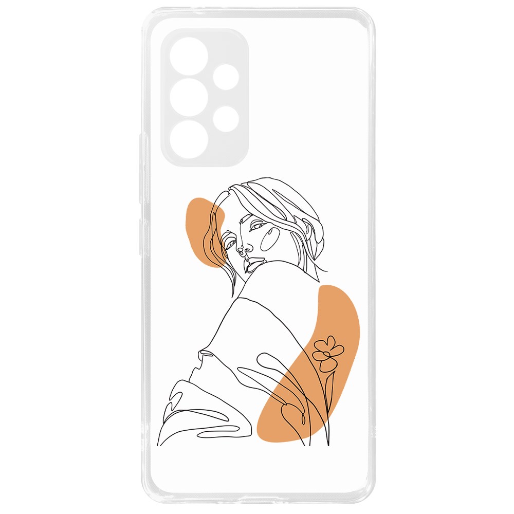 

Чехол-накладка Krutoff Clear Case Загадка для Samsung Galaxy A53 5G (A536), Прозрачный