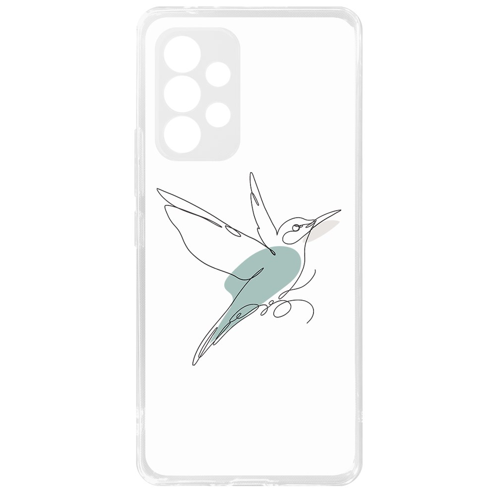 фото Чехол-накладка krutoff clear case легкость для samsung galaxy a53 5g (a536)