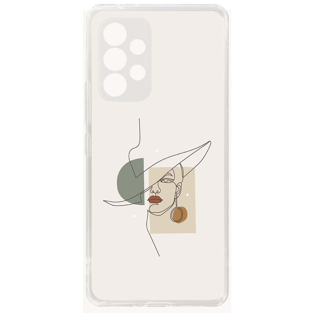 Чехол-накладка Krutoff Clear Case Стиль для Samsung Galaxy A53 5G (A536)