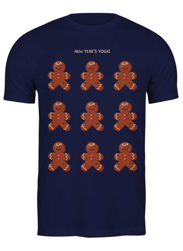 

Футболка мужская Printio Йогоченьки синяя 3XL, Синий, Йогоченьки