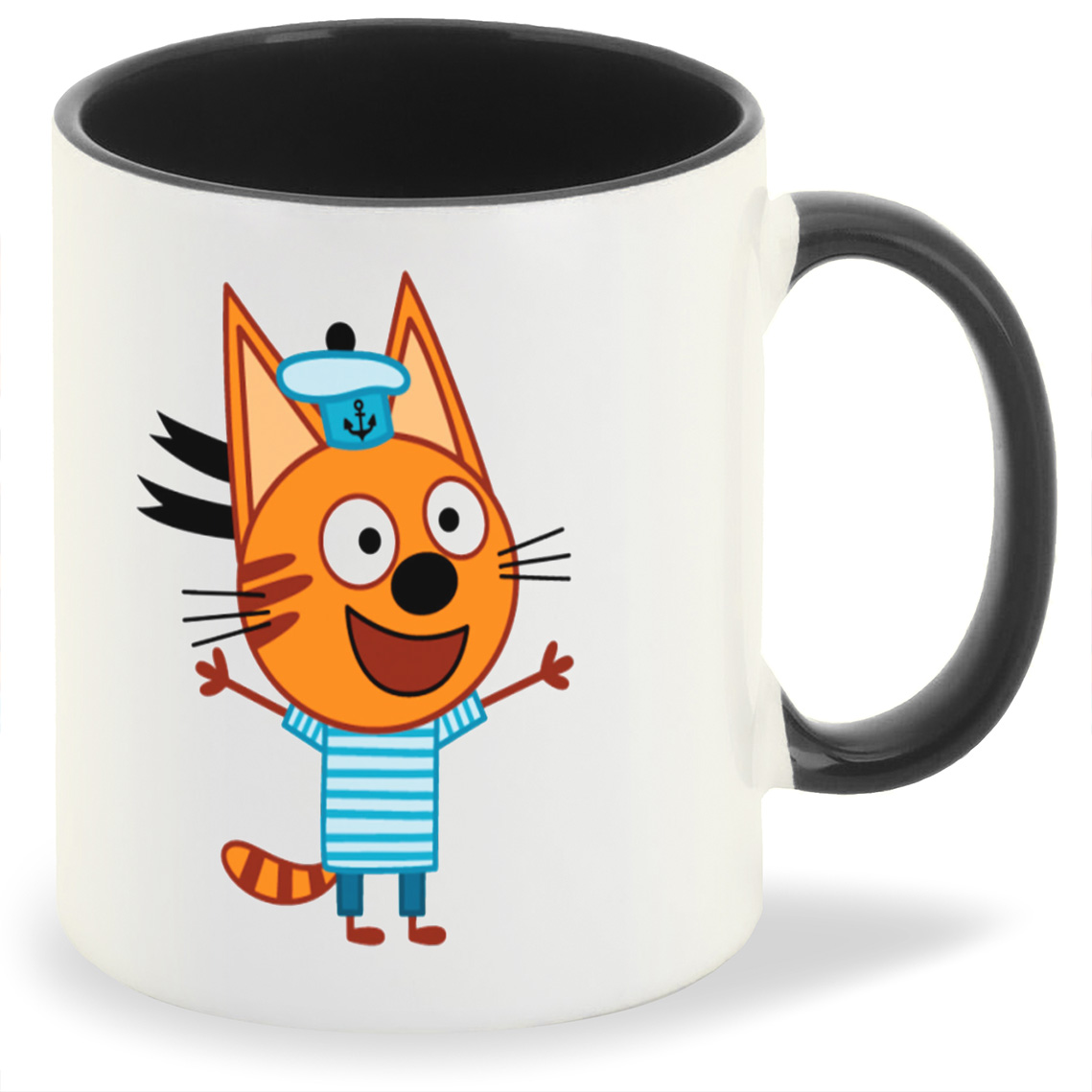 

Кружка CoolPodarok Три кота(кот в тельняшке), Три кота(кот в тельняшке)