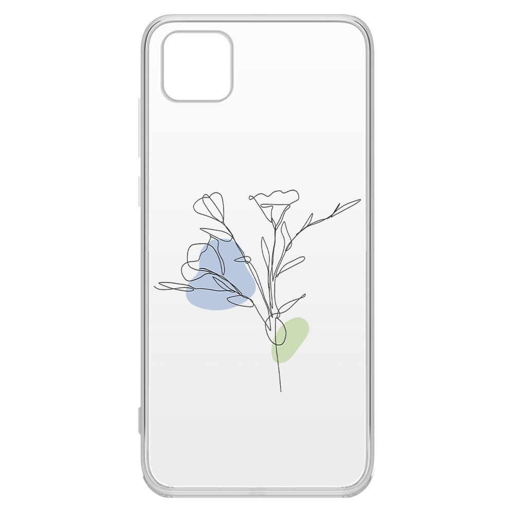 

Чехол-накладка Krutoff Clear Case Эустома для Honor 9S