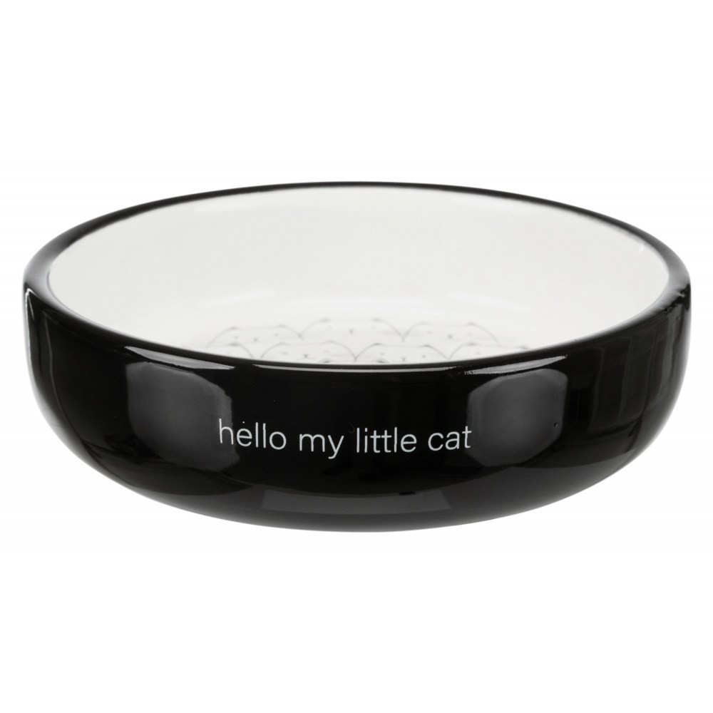 фото Одинарная миска для кошек trixie, керамика, в ассортименте, 0.3 л