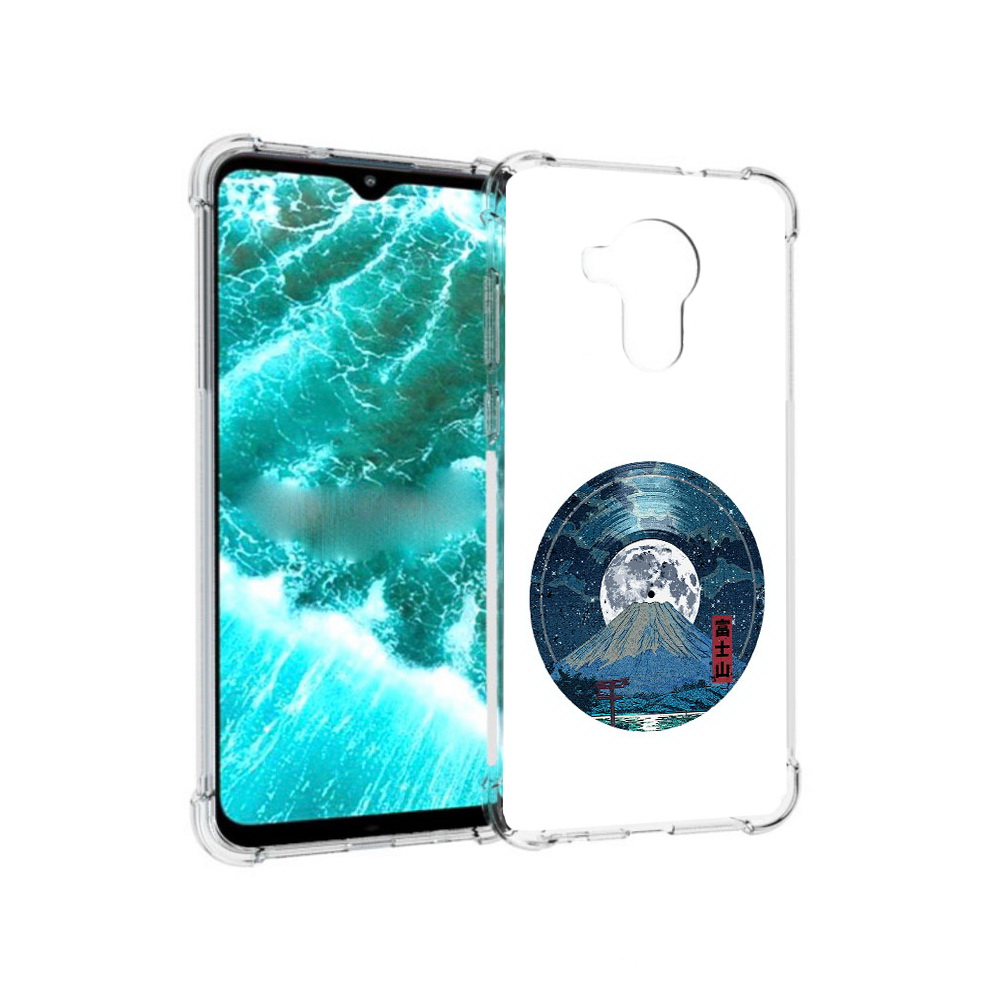 

Чехол MyPads Tocco для Nokia C30 нарисованная виниловая гора с луной (PT227054.117.497), Прозрачный, Tocco