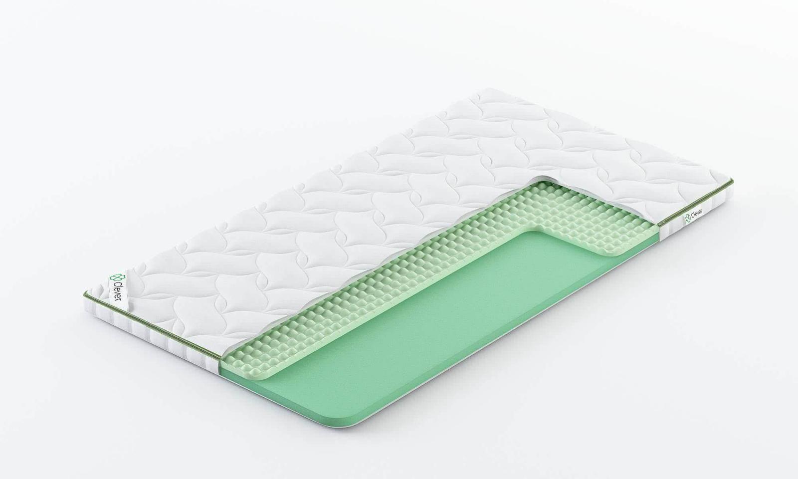 

Топпер Clever FoamTop Wave 115x180, Белый, Clever FoamTop Wave