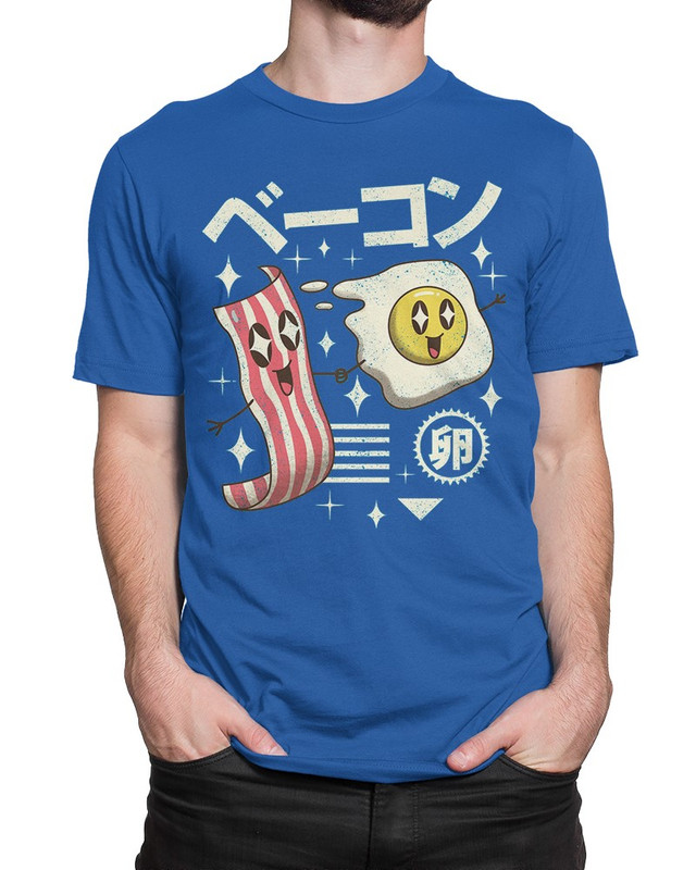 

Футболка мужская Dream Shirts Японский Завтрак синяя M, "Японский Завтрак"
