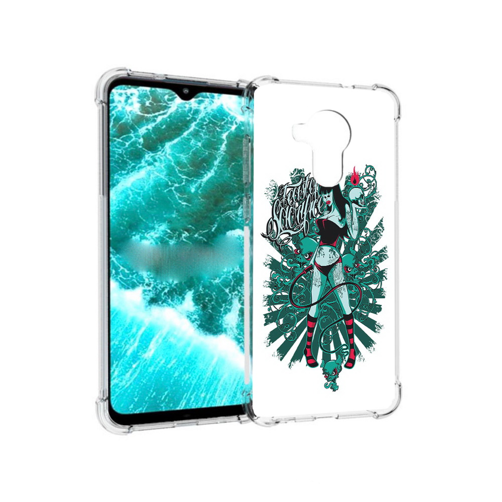 

Чехол MyPads Tocco для Nokia C30 нарисованная девушка в татуировках (PT227054.117.499), Прозрачный, Tocco