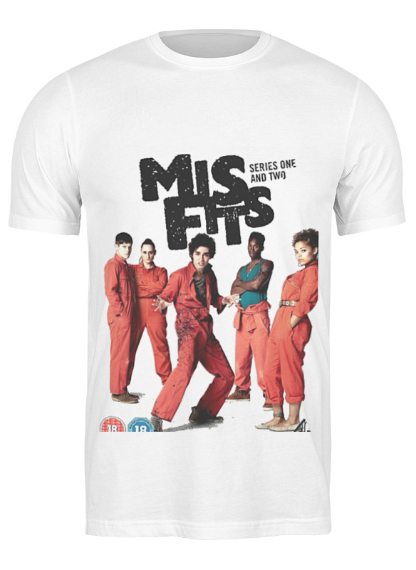 

Футболка мужская Printio Отбросы-mis fits белая S, Белый, Отбросы-mis fits