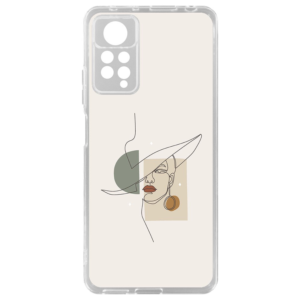 

Чехол-накладка Krutoff Clear Case Стиль для Xiaomi Redmi Note 11 Pro, Прозрачный