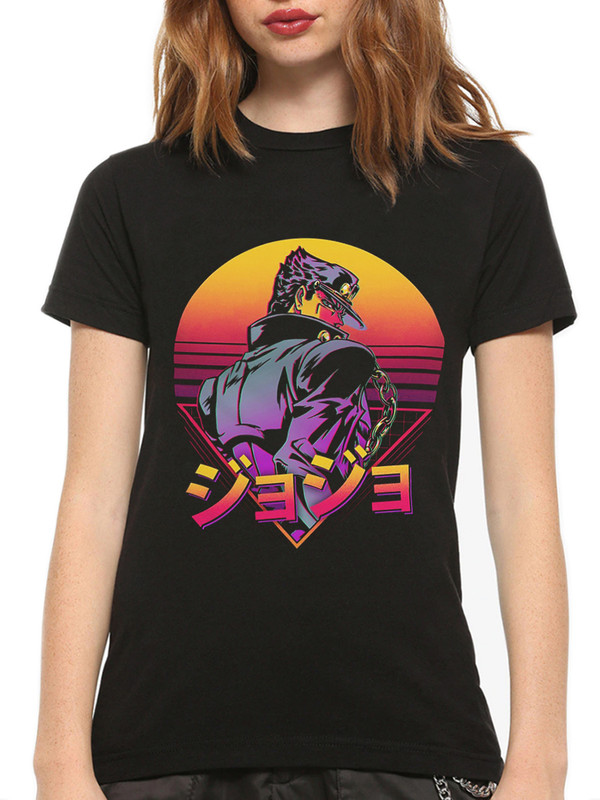 фото Футболка женская dreamshirts jojo's bizarre adventure черная s