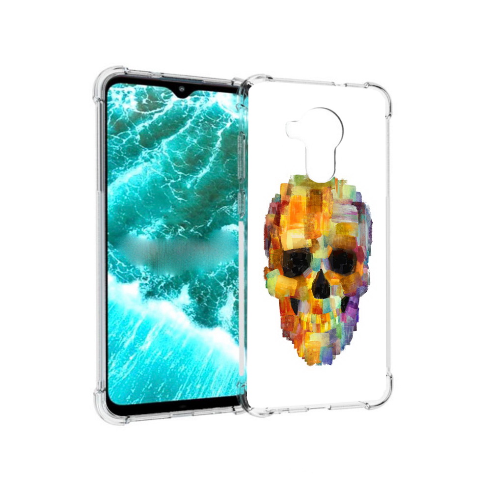 

Чехол MyPads Tocco для Nokia C30 нарисованный череп (PT227054.117.516), Прозрачный, Tocco