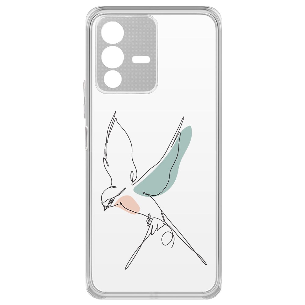 фото Чехол-накладка krutoff clear case полет для vivo v23 5g