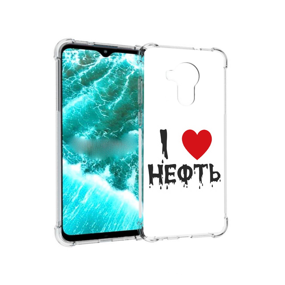 

Чехол MyPads Tocco для Nokia C30 нефть (PT227054.117.522), Прозрачный, Tocco