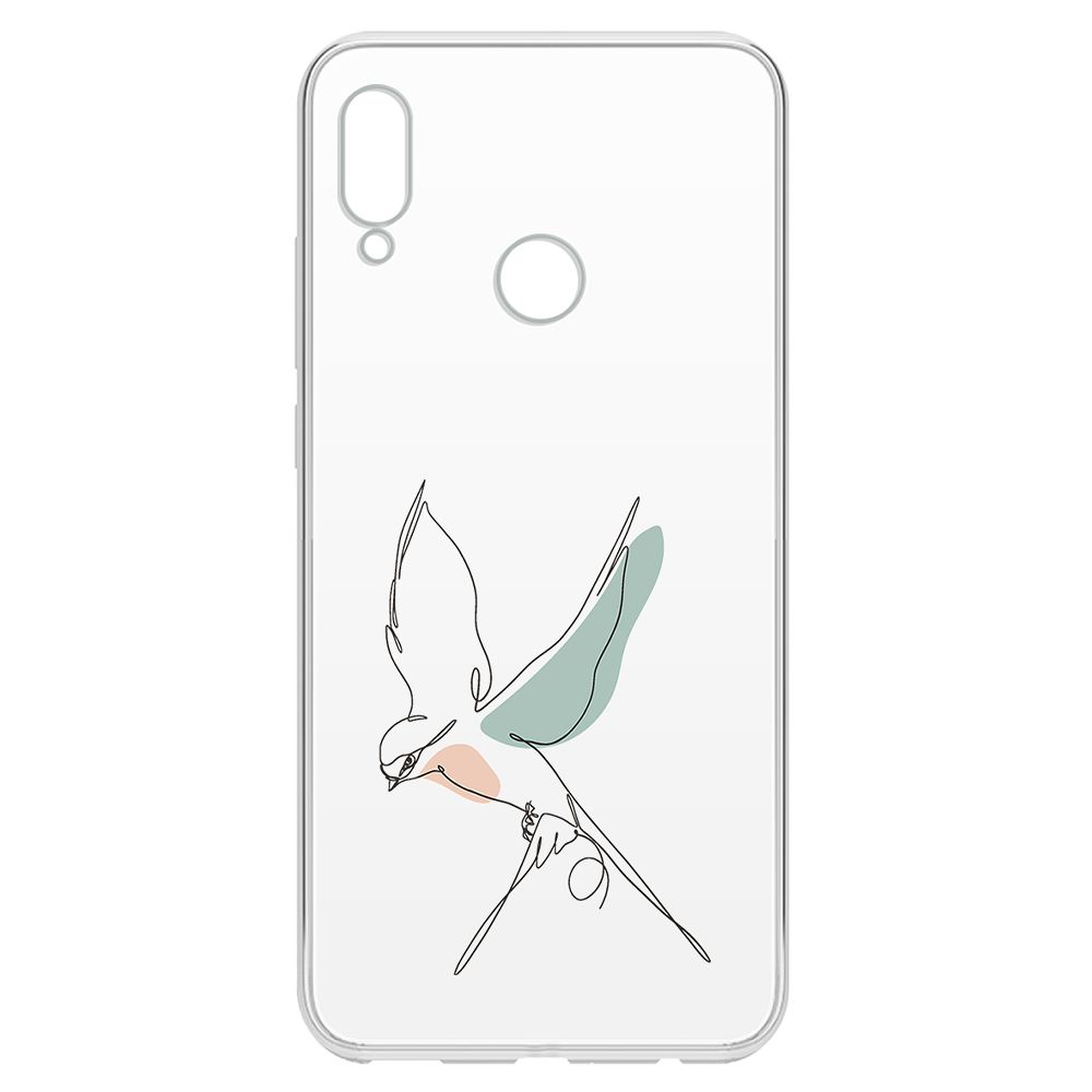 

Чехол-накладка Krutoff Clear Case Полет для Honor 10 Lite, Прозрачный