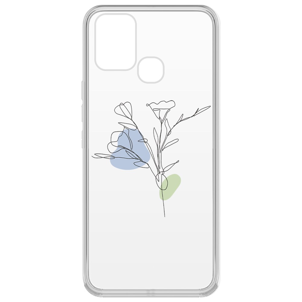 

Чехол-накладка Krutoff Clear Case Эустома для Infinix Hot 10 Lite, Прозрачный