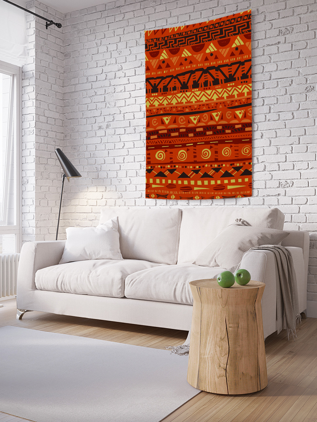 

Вертикальное фотопанно на стену JoyArty Этнические красочные узоры 150x200 см, Этнические красочные узоры