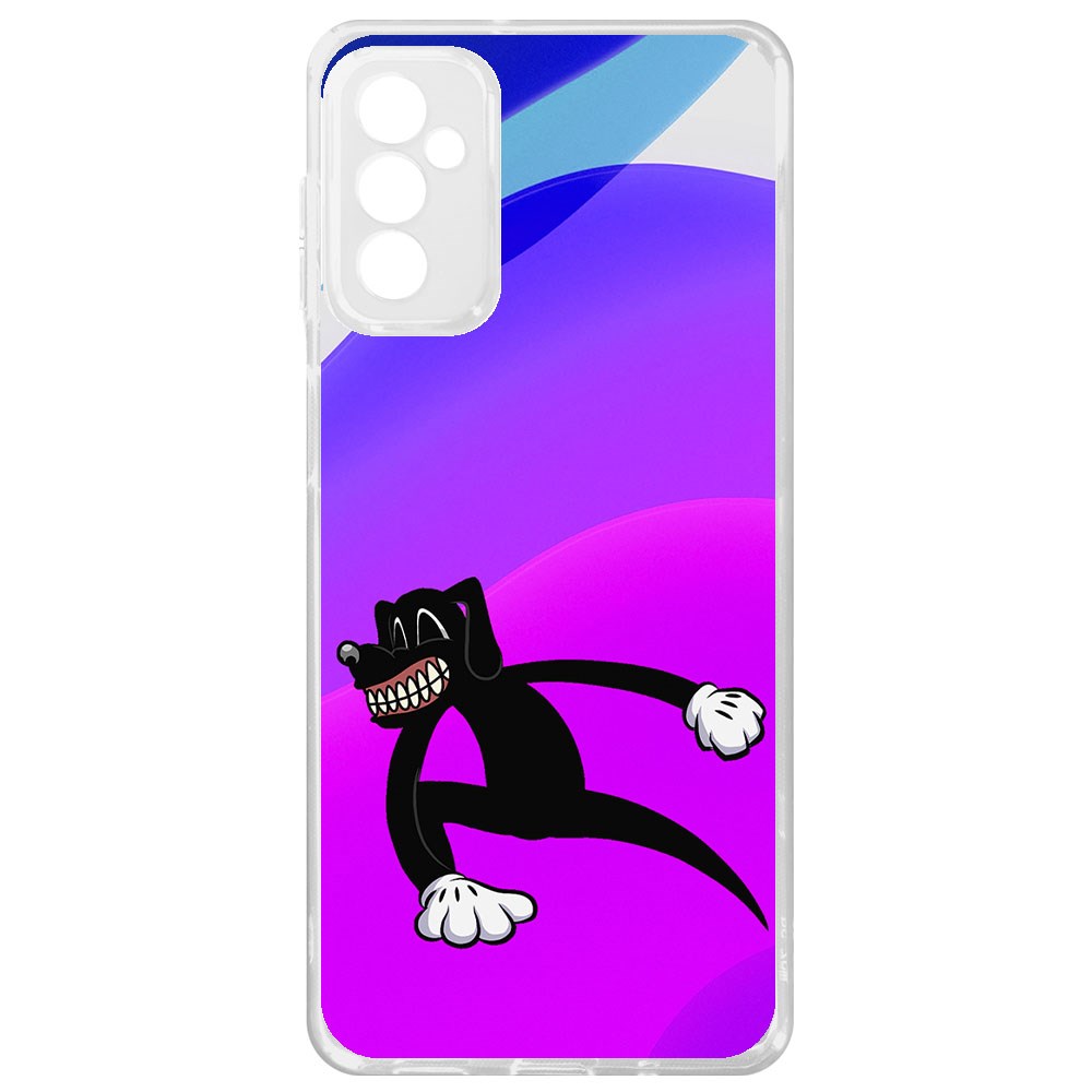 фото Чехол-накладка krutoff clear case хаги ваги - картун дог для samsung galaxy m52 (m525)