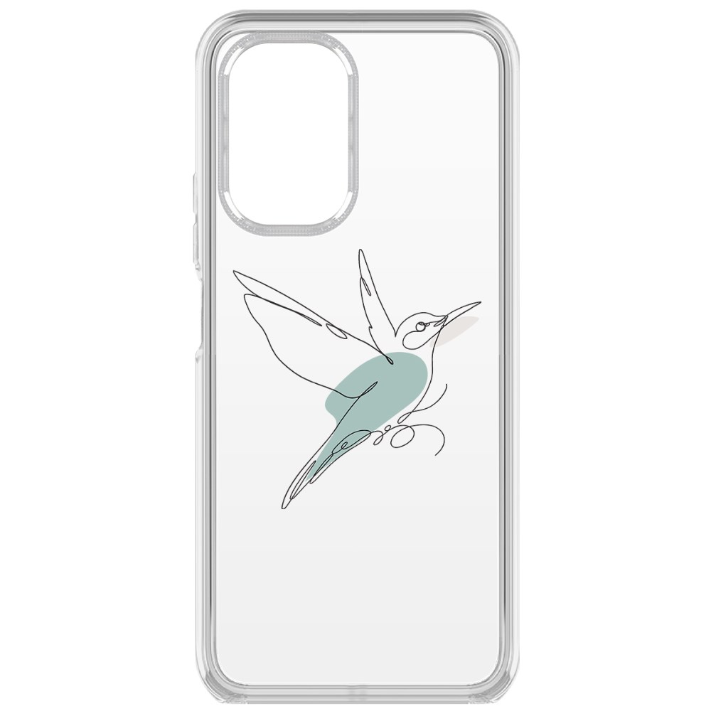 фото Чехол-накладка krutoff clear case легкость для poco f3