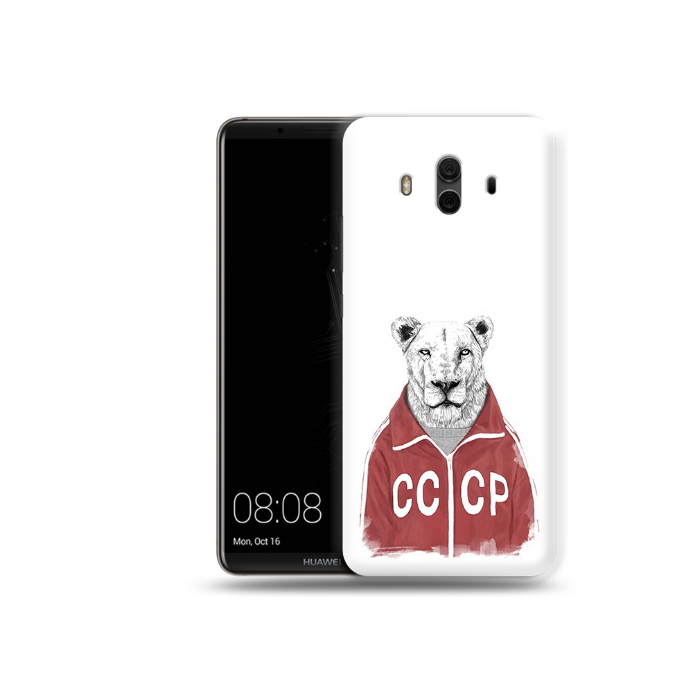 

Чехол MyPads Tocco для Huawei Mate 10 львица ссср (PT88364.53.450), Прозрачный, Tocco
