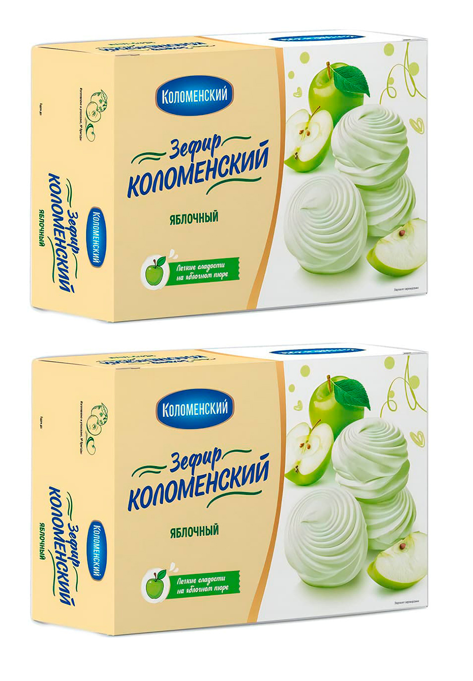 Зефир Коломенский яблочный, 250 г х 2 шт