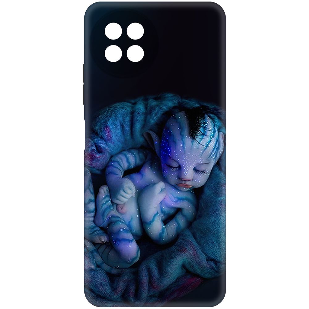 

Чехол-накладка Krutoff Soft Case Аватар - Малышка для Itel S23 черный