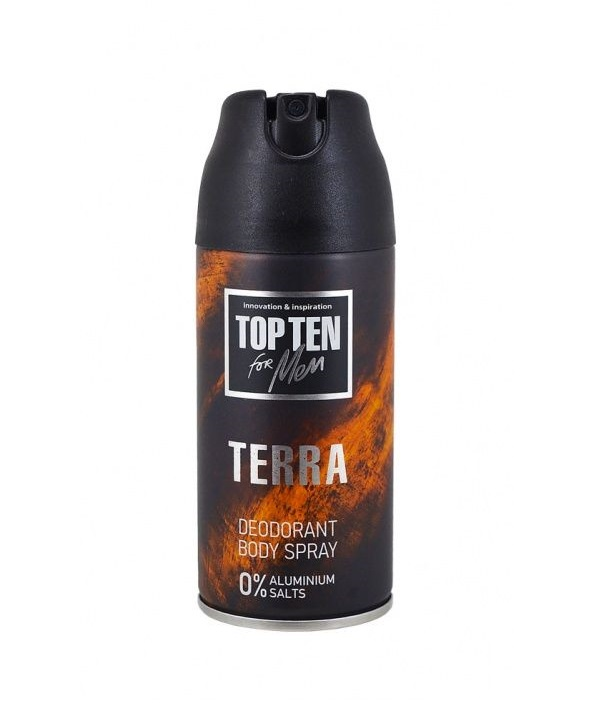 Дезодорант-спрей TOP TEN, for Men, Тегга, 150 мл