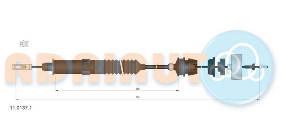 ADRIAUTO Трос сцепления ADRIAUTO 11.0137.1