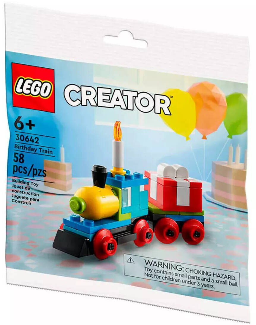 Конструктор LEGO Creator 30642 Поезд на день рождения 58 дет 1178₽