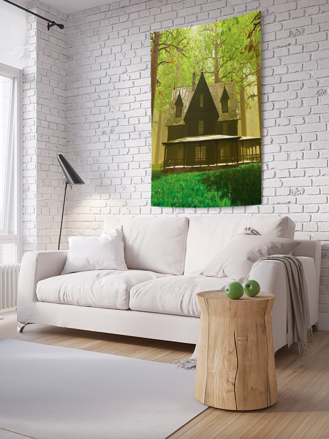 

Вертикальное фотопанно на стену JoyArty Загадочный дом 150x200 см, Загадочный дом