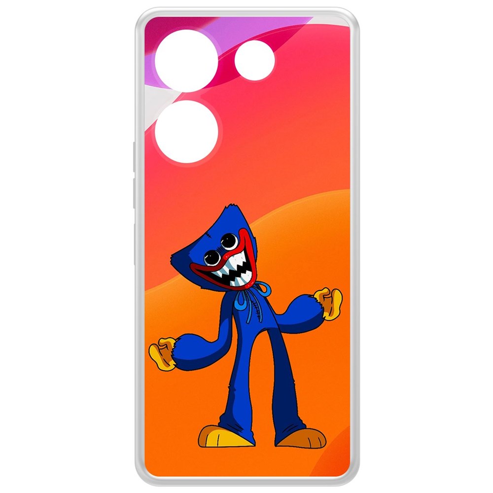 

Чехол-накладка Krutoff Clear Case Хаги Ваги для Tecno Camon 20 Pro, Прозрачный